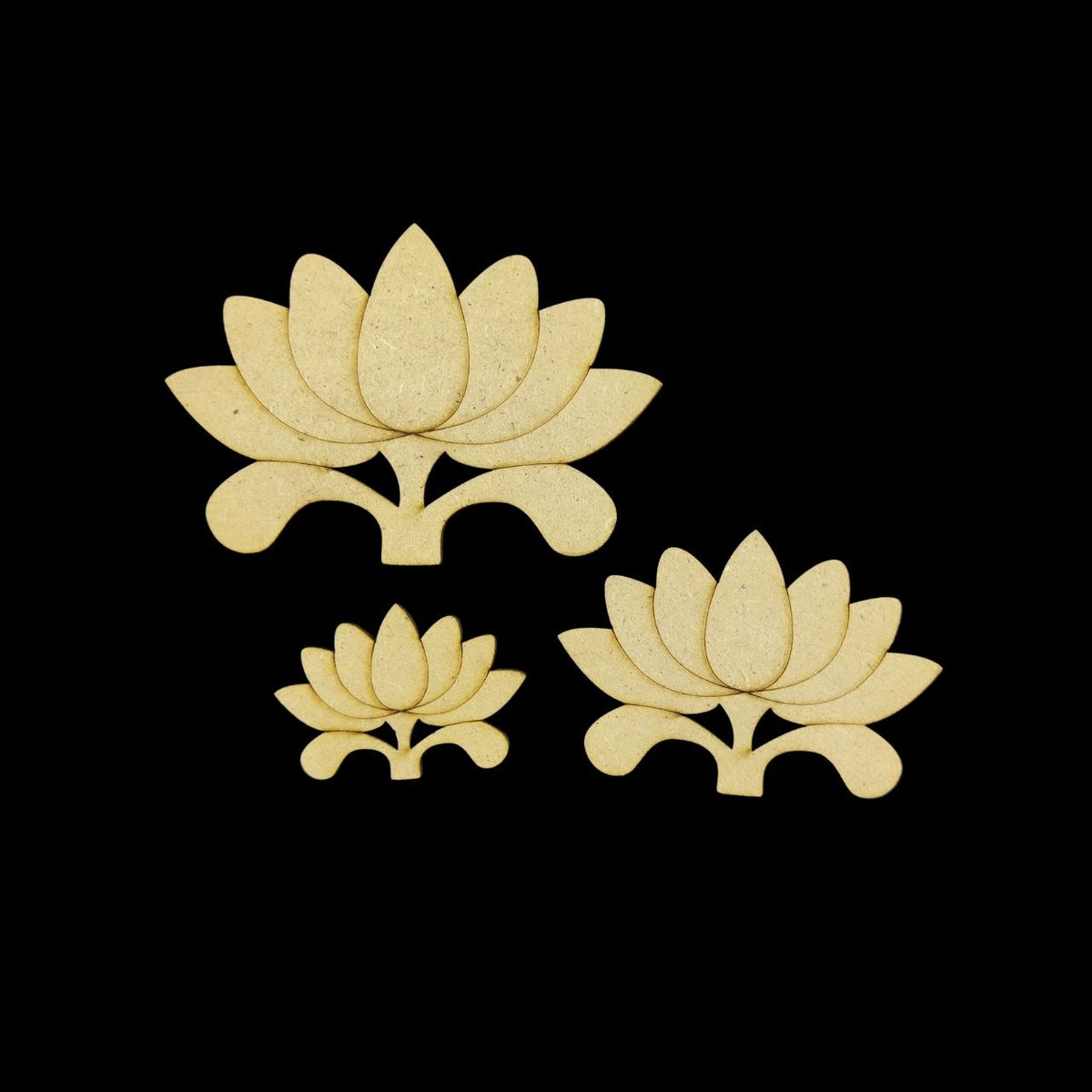 Lotus Bloom - Ethnic Cutout (MDF Base)