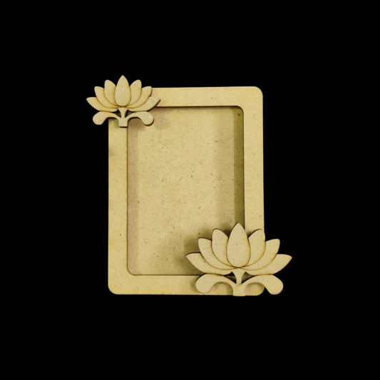 Lotus - Ethnic Photo Frame Base (MDF Festive)