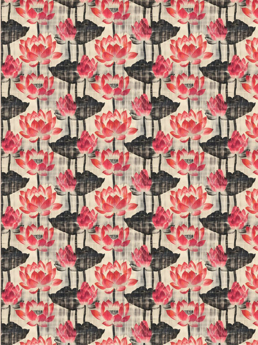 Lotus Garden - Seamless Fabric (Instant Transfer Sheet)
