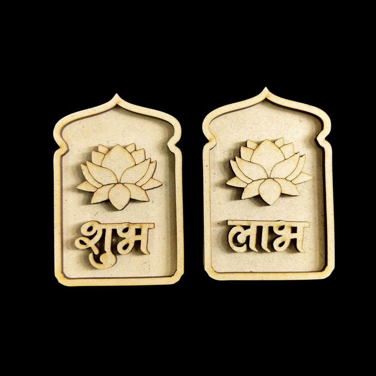 Lotus Jharokha (MDF Shubh Labh Cutout) Festive