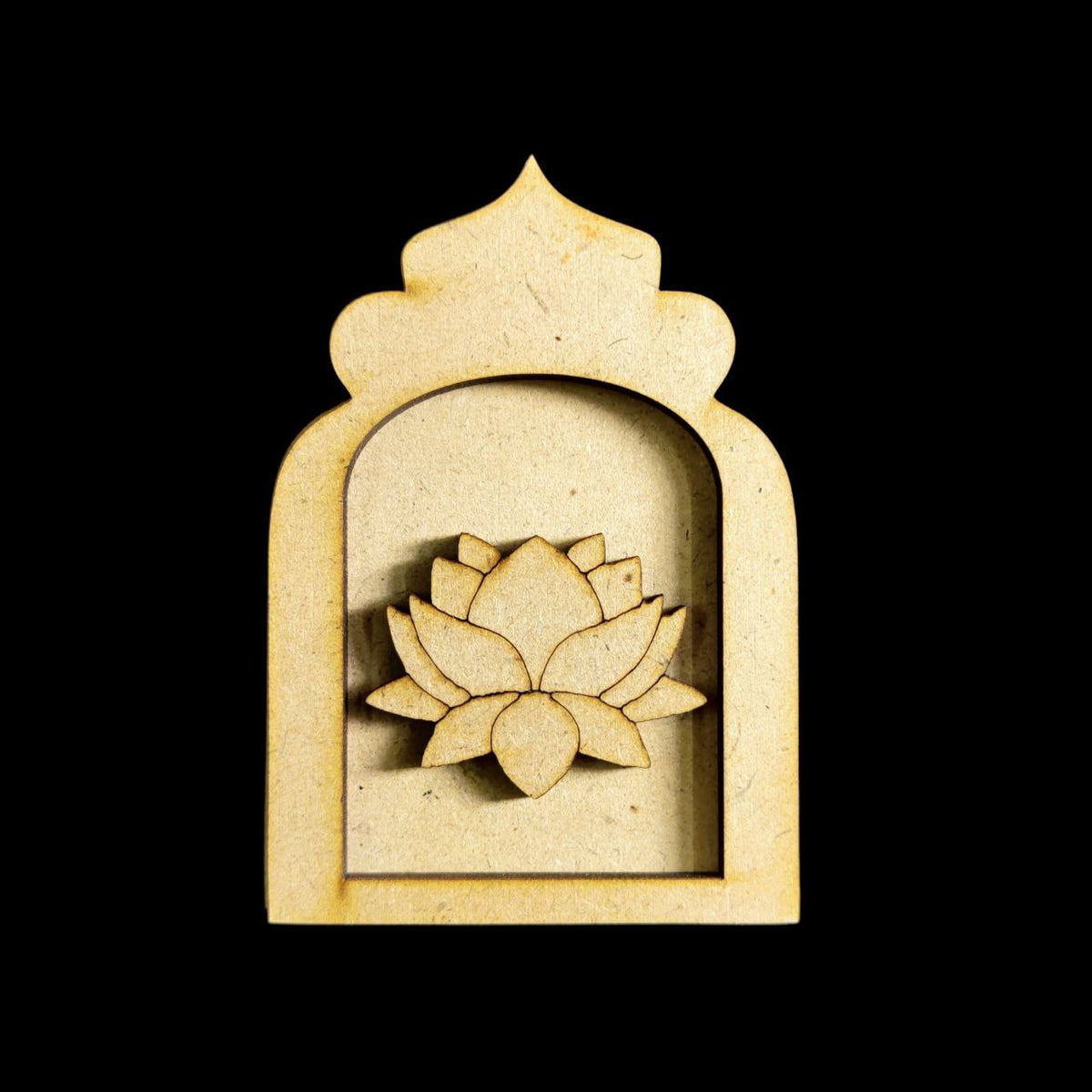 Lotus (MDF Jharokha with Embellishments)