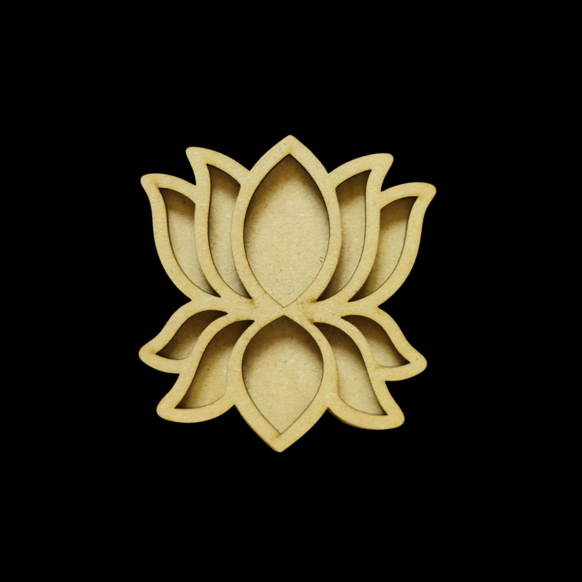 Lotus Reflection - Mini Rangoli (MDF)