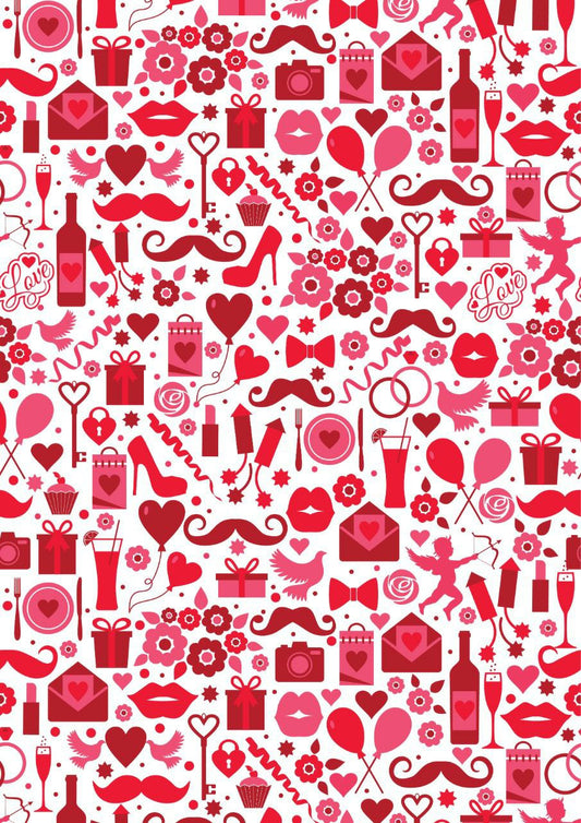 Love Elements - Light ( Decoupage Sheets - Valentine's )