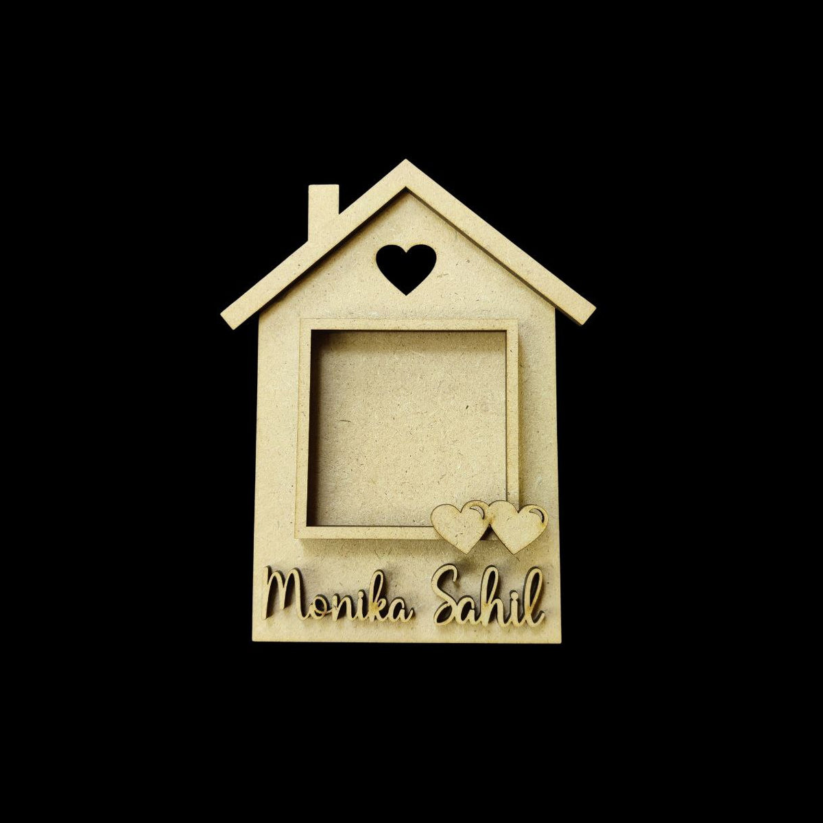 Love House - Personalised Photo Frame Fridge Magnet Base