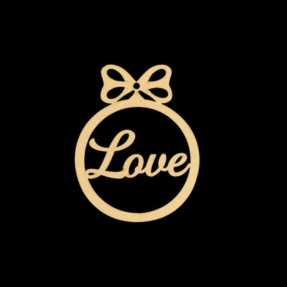 Hope ( MDF Christmas Ornament )