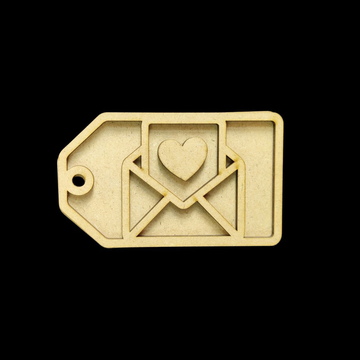 Minimalist Love - Personalised Couple Name Plate Rectangular (MDF Valentine's)