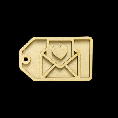 Minimalist Love - Personalised Couple Name Plate Rectangular (MDF Valentine's)