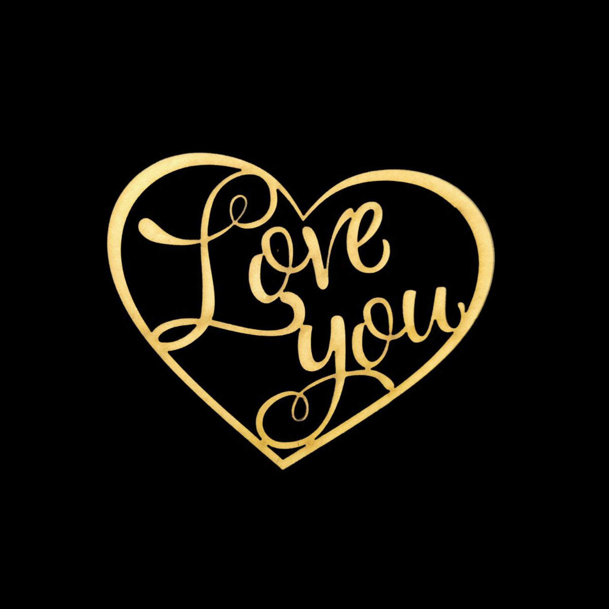 Love Embellishment - 1 ( MDF - Valentine's )