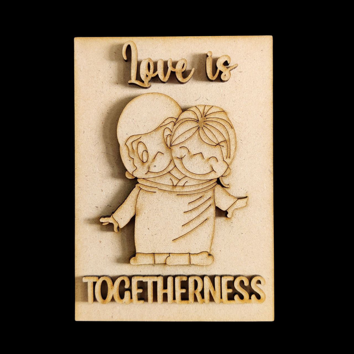 Love is Togetherness (Fridge Magnet base) Valentine's