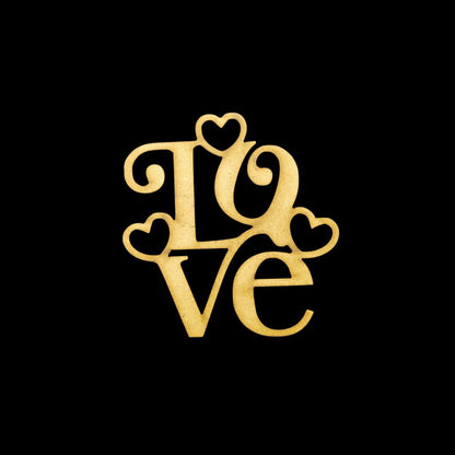 Love Embellishment - 1 ( MDF - Valentine's )