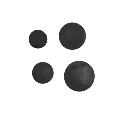 Magnets - Black Magnets - Fridge Magnet ( Discs - Ferrite )