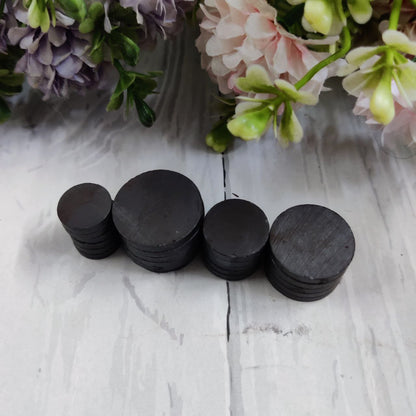 Magnets - Black Magnets - Fridge Magnet ( Discs - Ferrite )