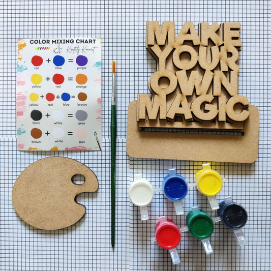 Make Your Own Magic - Desk Quote Stand Kit (MDF)