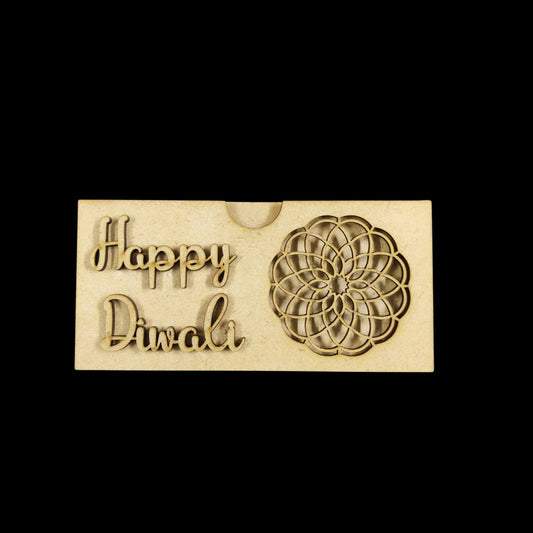 Mandala - Happy Diwali (MDF DIY Cash Envelope)