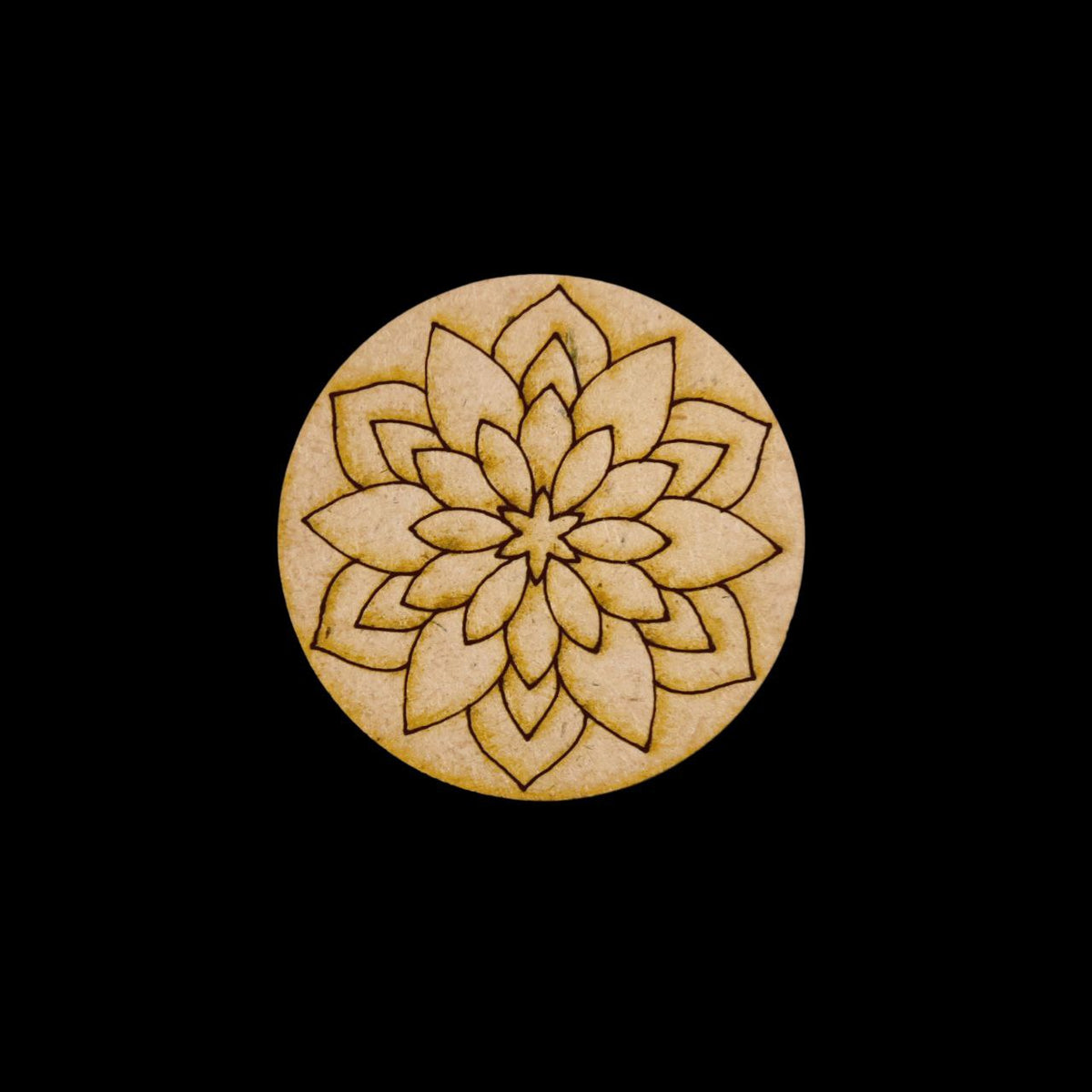 Mandala - Premarked (MDF Round Fridge Magnet Base)