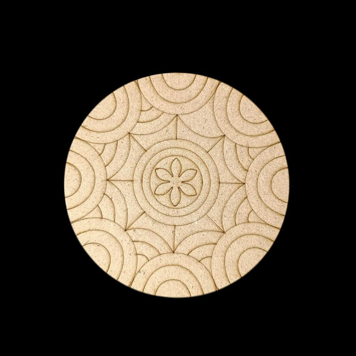 Mandala - Round - Premarked Base (MDF)