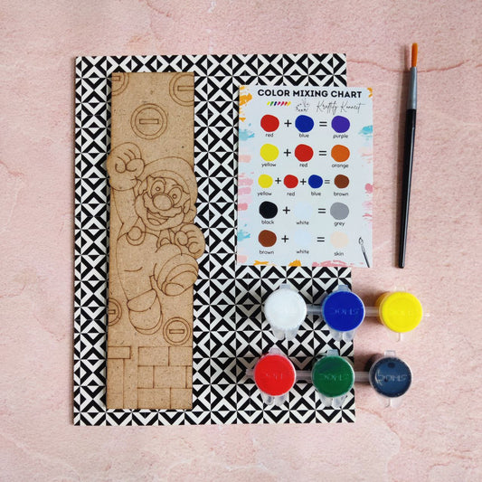 Mario (DIY Bookmark Kit - MDF)