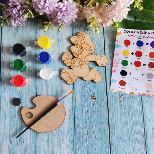 Mario (Fridge Magnet DIY Kit) MDF