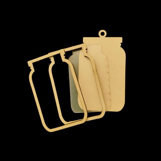 Mason Jar ( Shakers -Keychain Base - Valentine's Collections )