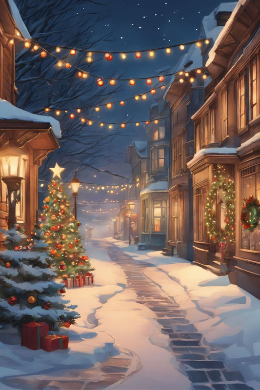Memory lane - Xmas eve (Christmas - Decoupage paper )