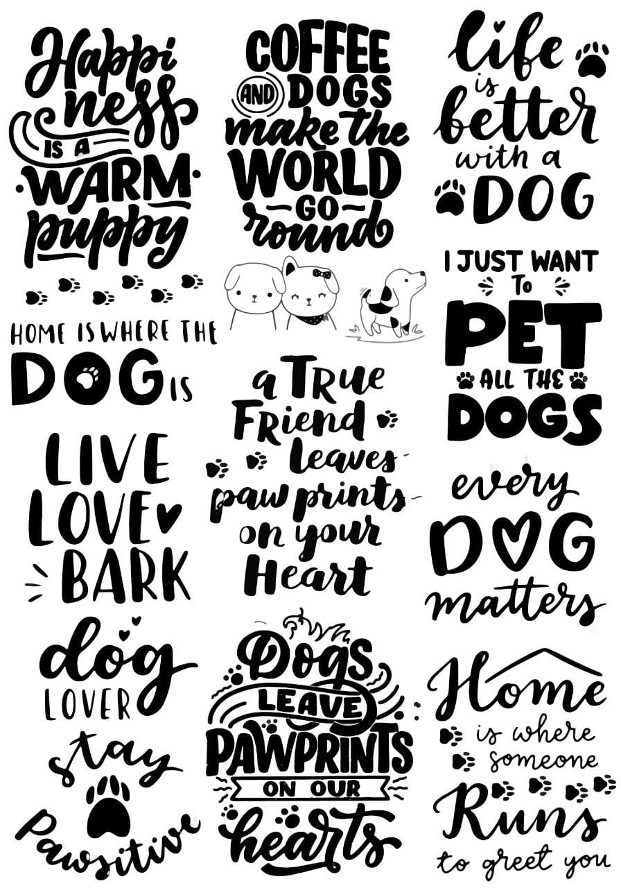 Meow Quotes ( Instant Transfer Sheets )