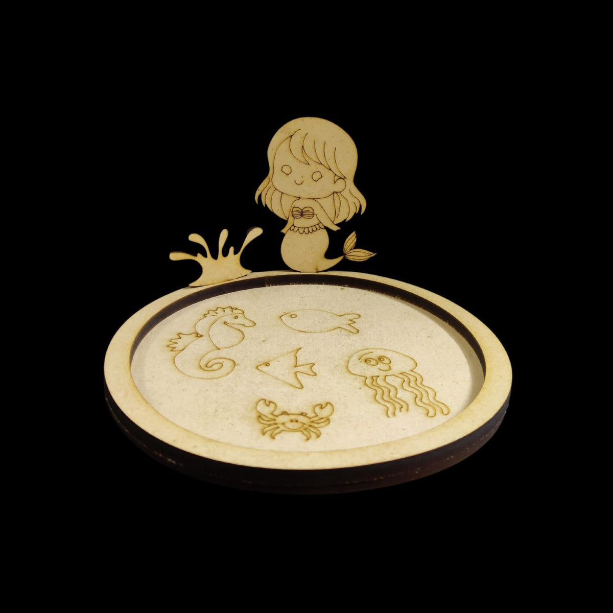 Mermaid (MDF Trinket | Catchall Tray) DIY Kids Collection