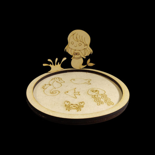 Mermaid (MDF Trinket | Catchall Tray) DIY Kids Collection