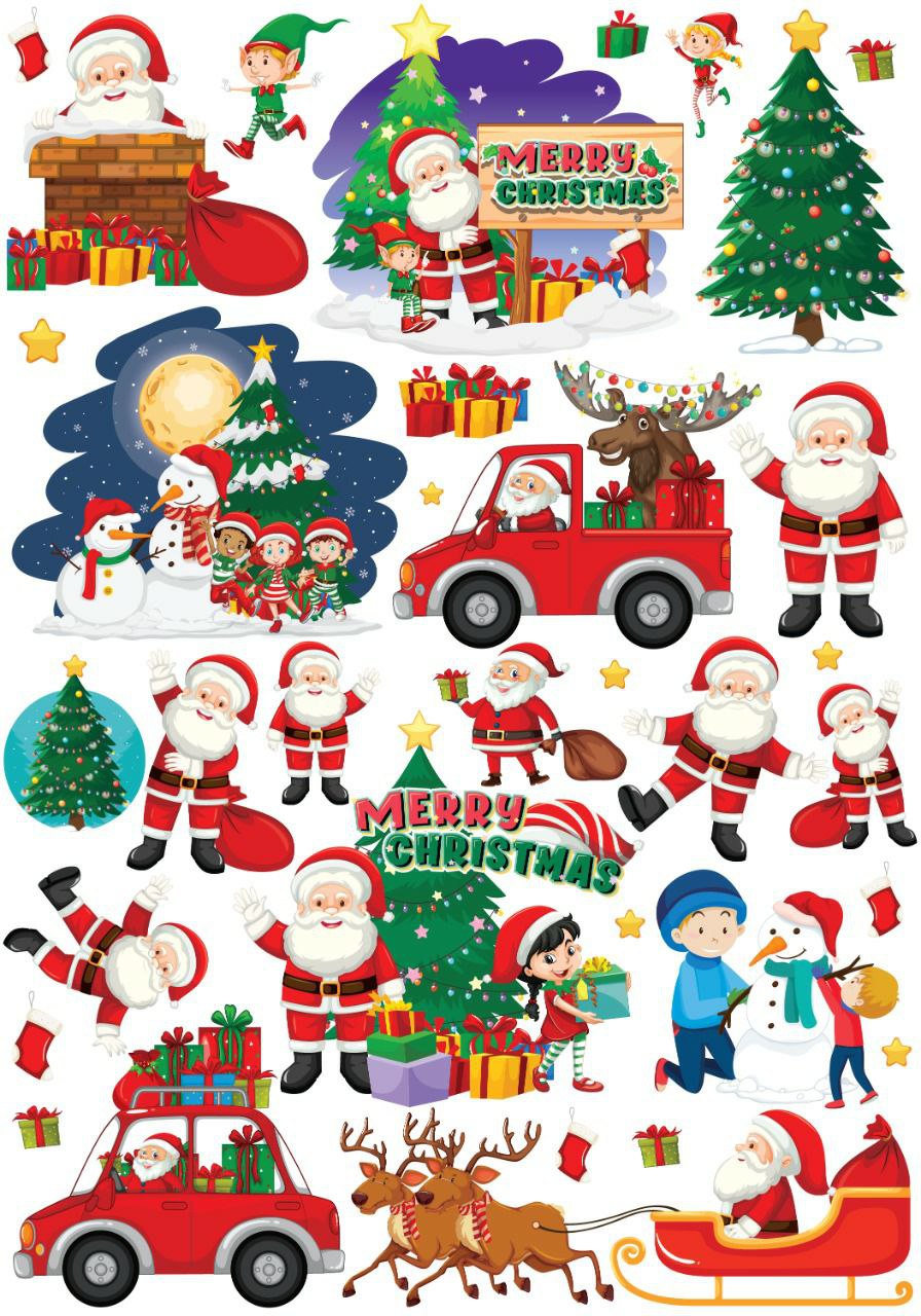 Jingle Bells n More ( Christmas - Instant Transfer Sheets )
