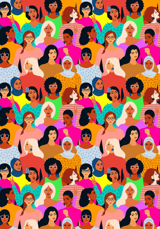 Millenial Women  ( Instant Transfer Sheets )