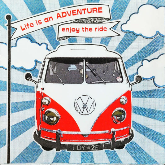 Mini Caravan Bus ( German Napkin Tissues )