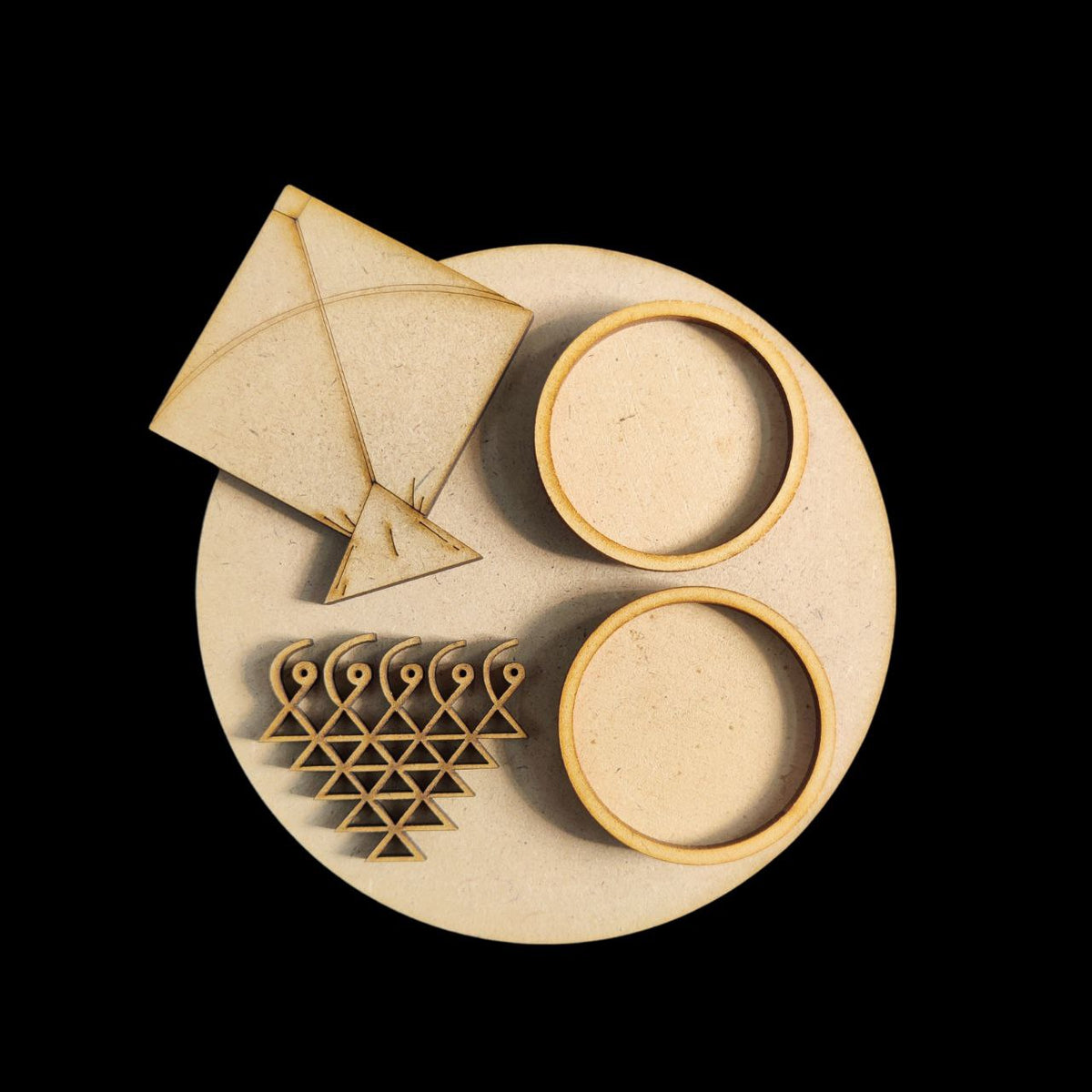 Mini Sankranti Platter 1 (Makar sankranti - MDF)