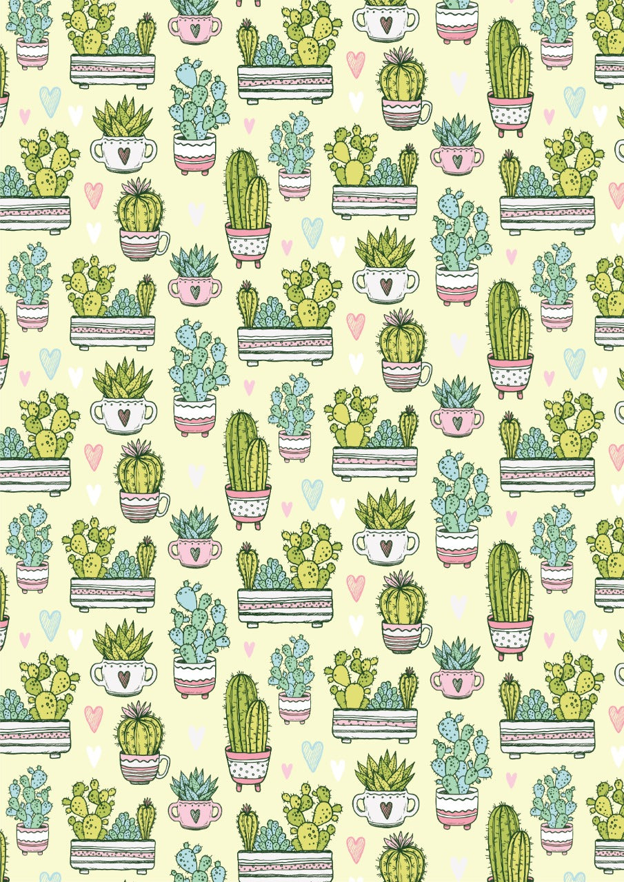 Mini Succulents - pink ( Decoupage papers )