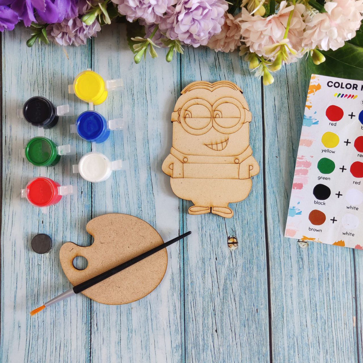 Minion (Fridge Magnet DIY kit) MDF
