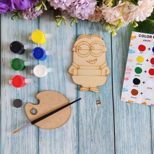Minion (Fridge Magnet DIY kit) MDF