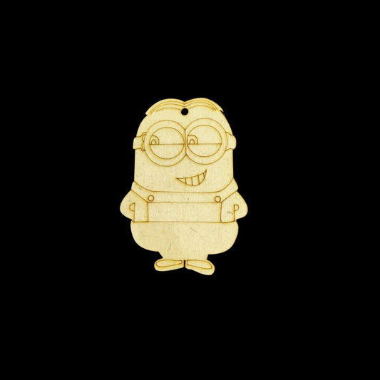 Minion Grin (Premarked Keychain base MDF)