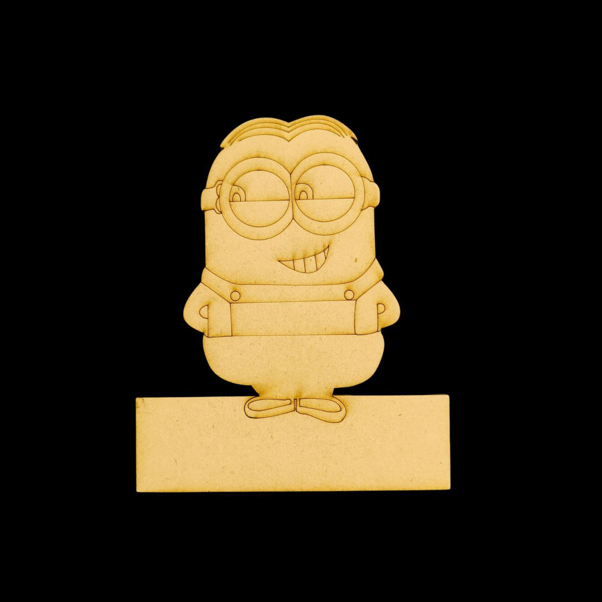 Minion (Mini Name Board - MDF) Personalised