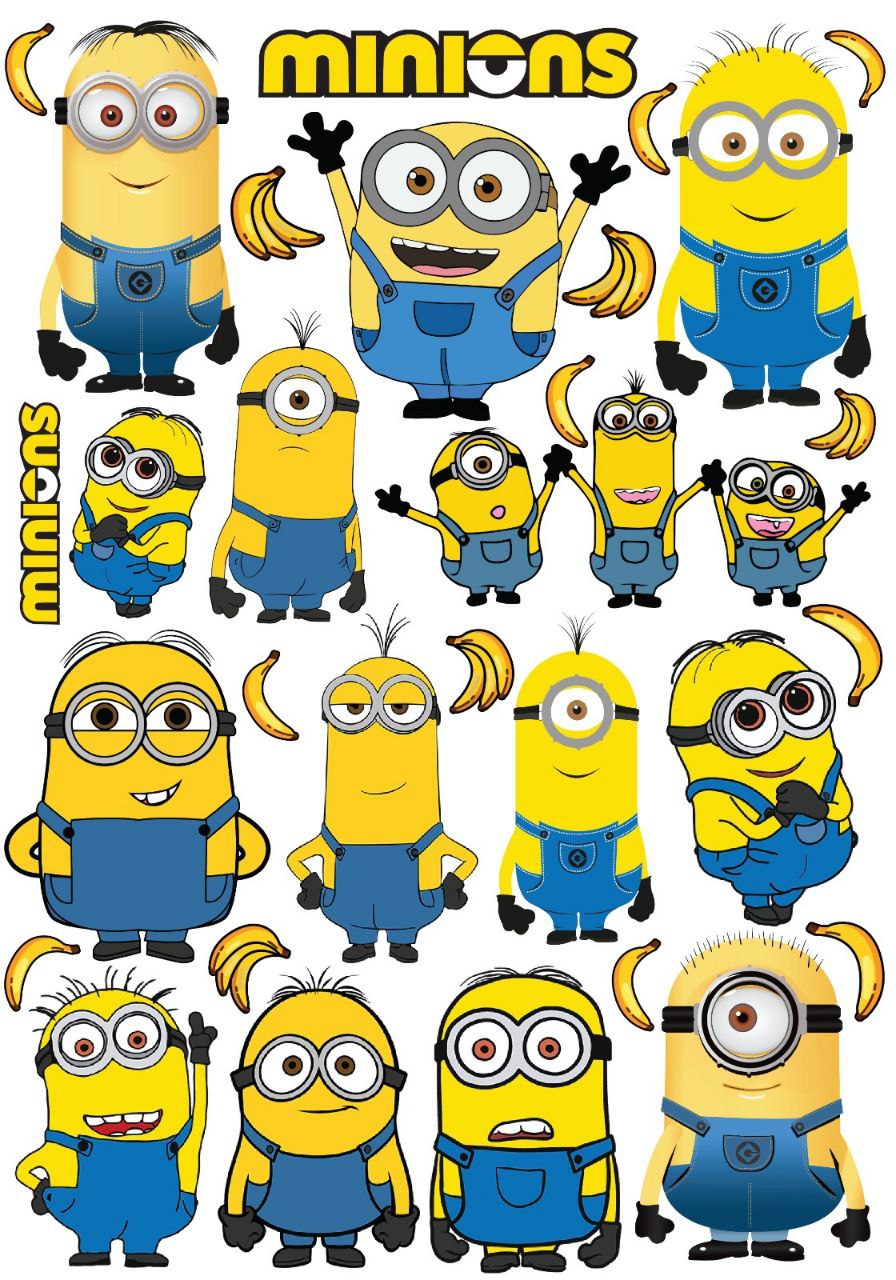 Minions (Kids - Instant Transfer Sheets )