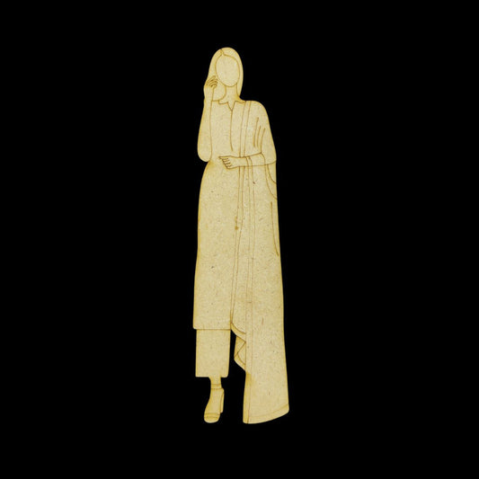 Miss Modesty (MDF Bookmark) Celebrating Women