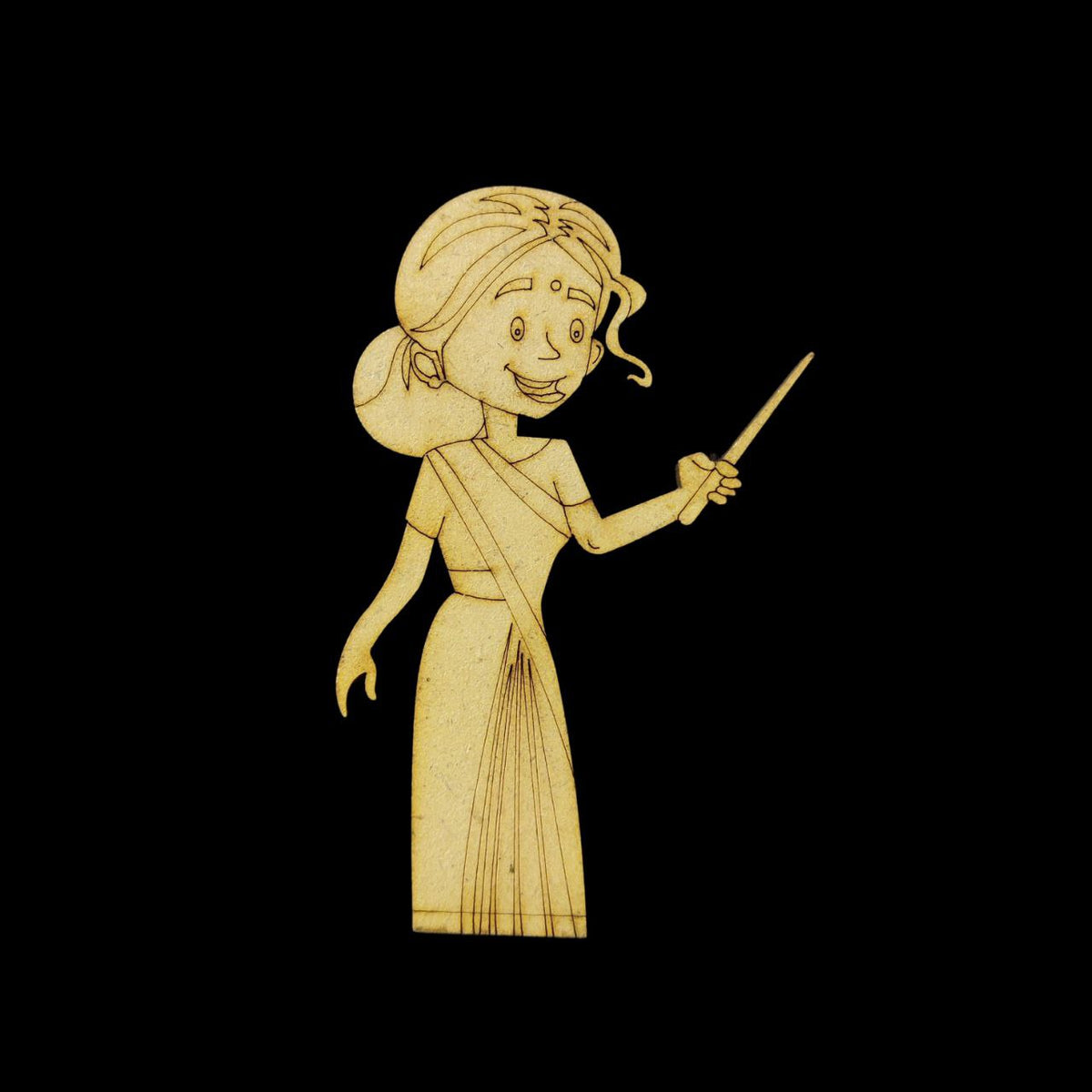 Miss Teacher (MDF Premarked base) Celebrating Teachers