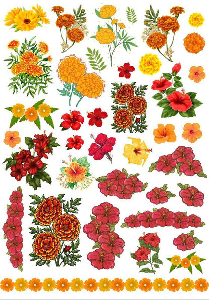 Porcelain print - Rounds (Instant Transfer Sheet)