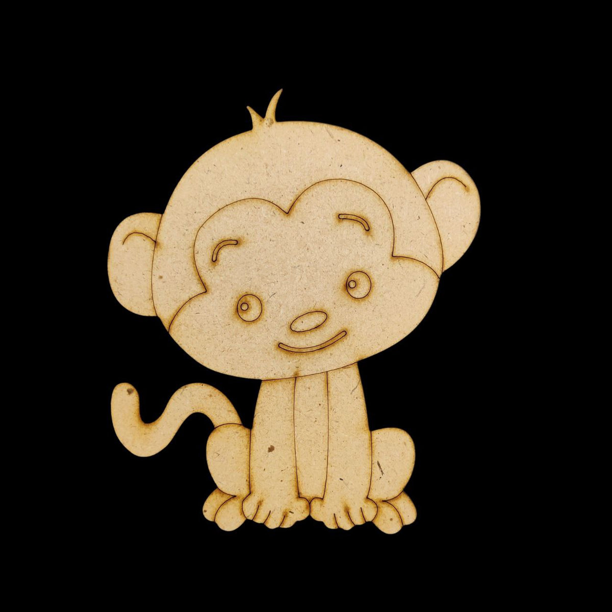 Monkey ( MDF Premarked Painting Base )