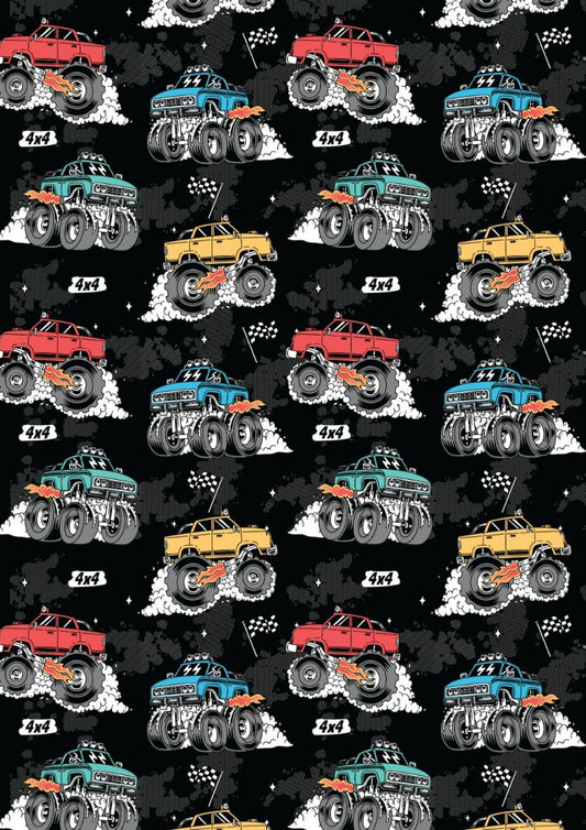Monster Cars (Kids - Decoupage Papers )