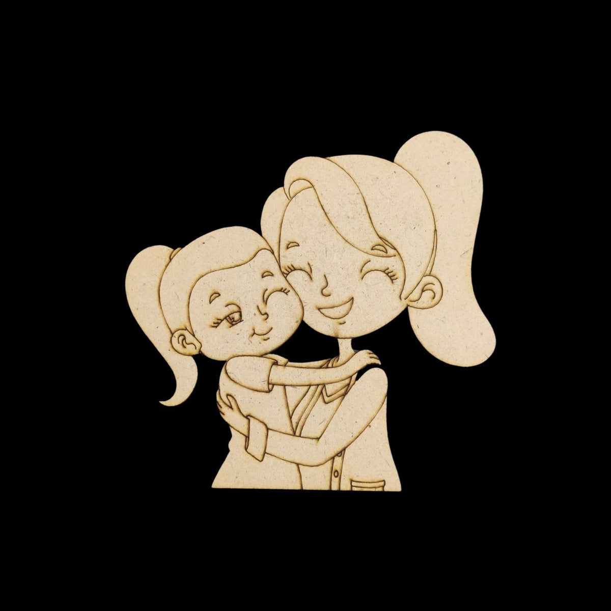 Mother and Daughter (MDF Premarked Base) Mothers Day