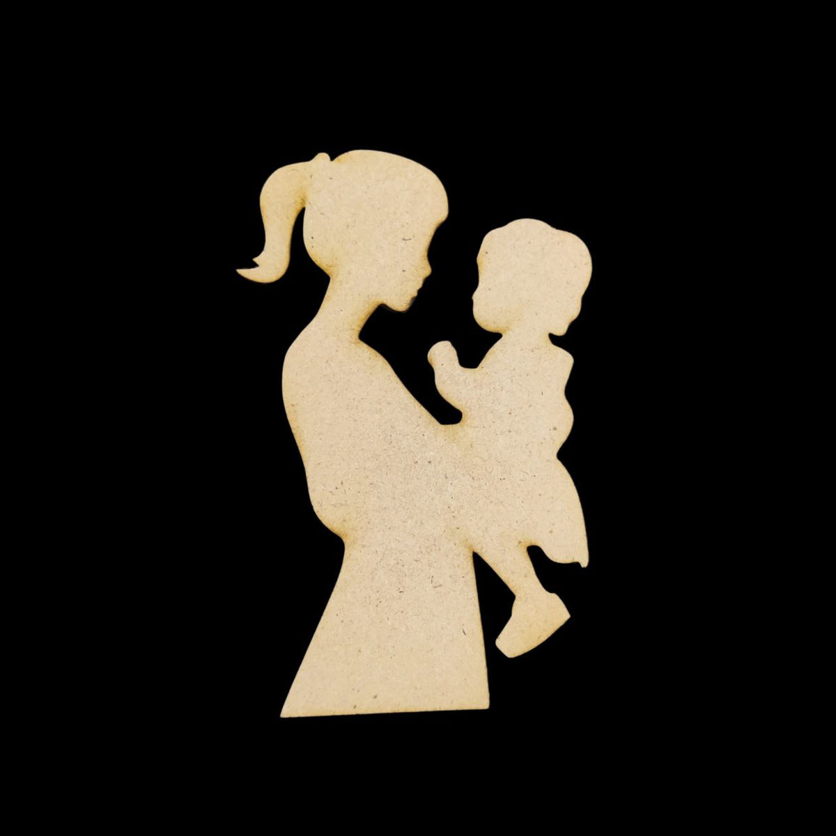 Mother's Love (MDF Silhouette Cutout) Celebrating Mothers