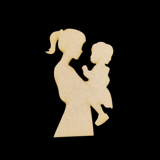 Mother's Love (MDF Silhouette Cutout) Celebrating Mothers
