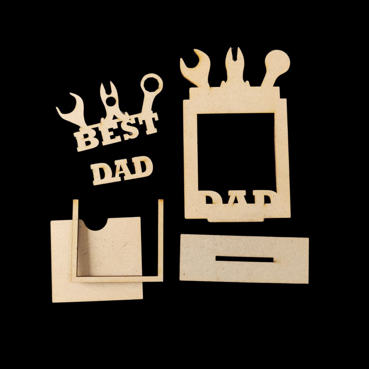 Mr. Fix it all - Best Dad (Desk Photo Frame) Fathers Day