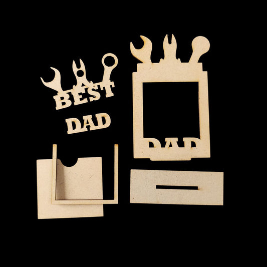 Mr. Fix it all - Best Dad (Desk Photo Frame) Fathers Day