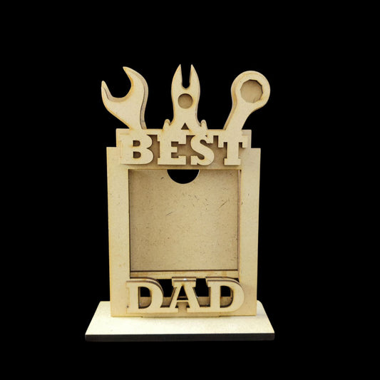Mr. Fix it all - Best Dad (Desk Photo Frame) Fathers Day