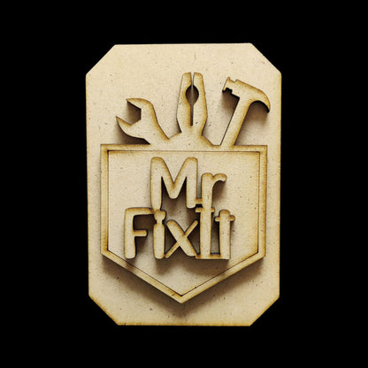Best Dad ( Father's day - MDF Fridge Magnet Base )