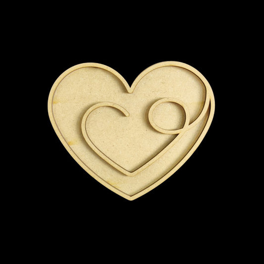 Multipurpose Heart Base 1 (MDF Valentine's Collection)